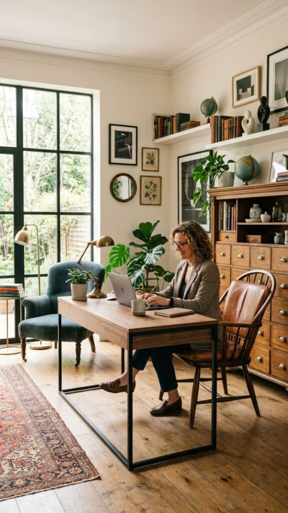 9. Mix Vintage and Modern Furniture