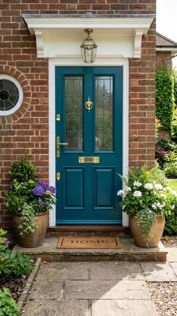 9. Refresh the Front Door with Bold Color