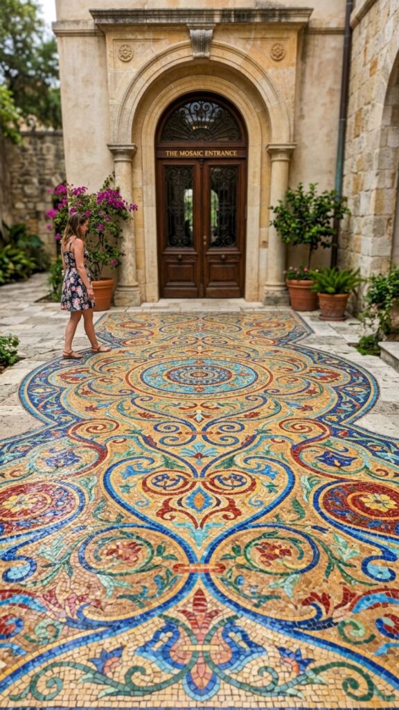 9. Tile Mosaic for Artistic Flair
