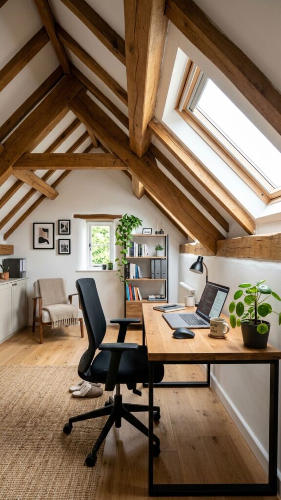 9. Turn Exposed Beams Into a Feature