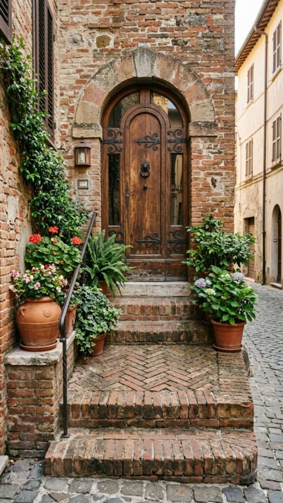 9. Use Aged Brick Accents