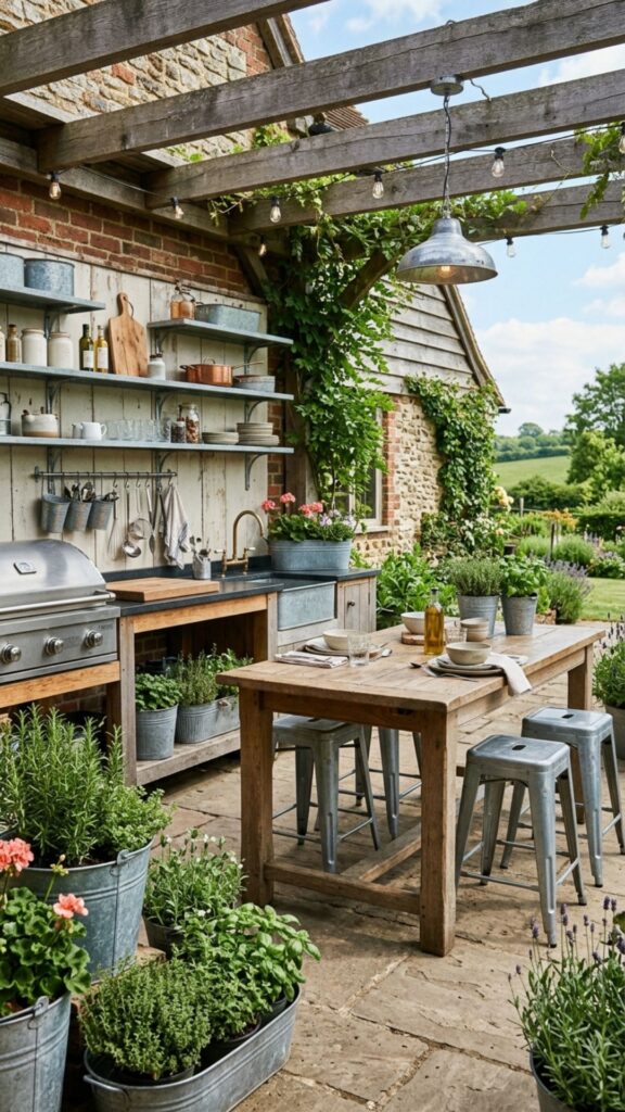 9. Use Galvanized Metal Accents Throughout