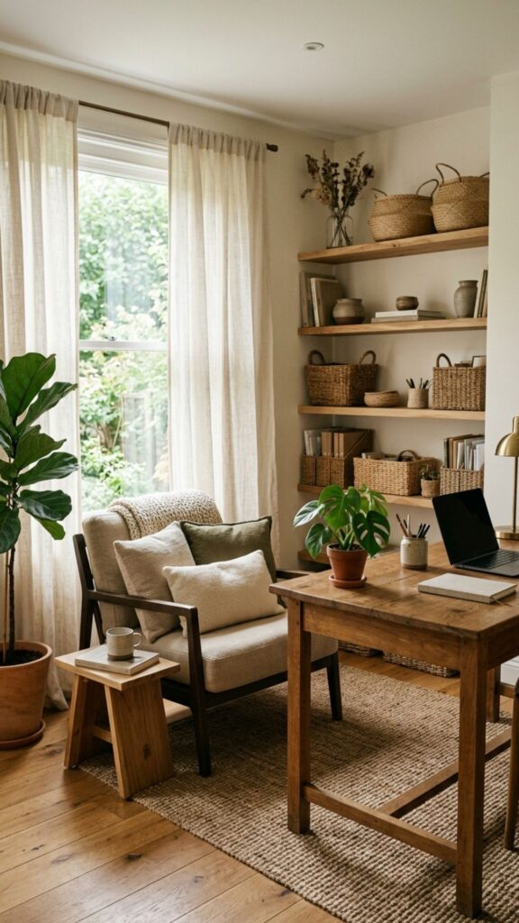 9. Use Natural Fabrics and Textures