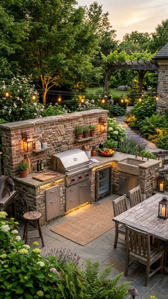 9. Use Stone and Brick for a Timeless Look