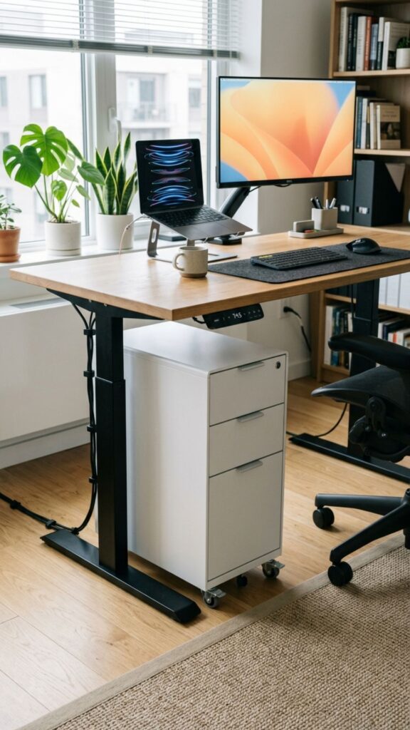 9. Use Under-Desk Storage