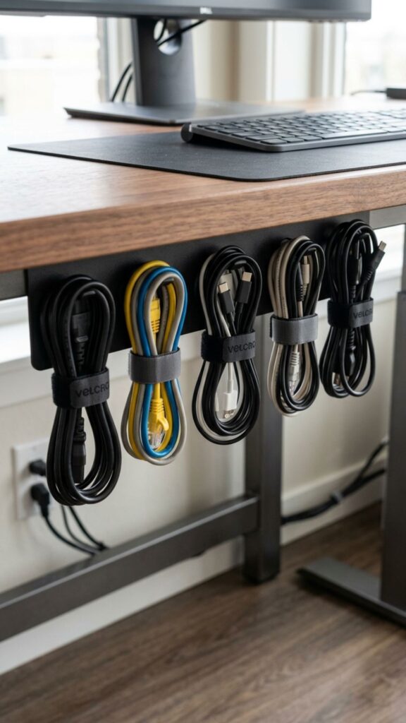 9. Use Velcro Cable Ties