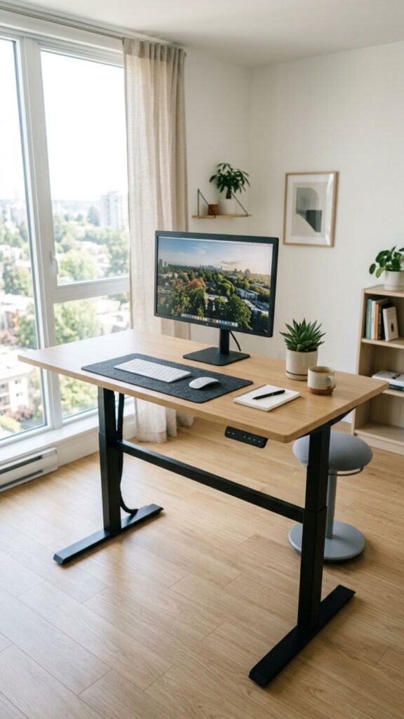 9. Use a Standing Desk in the Center