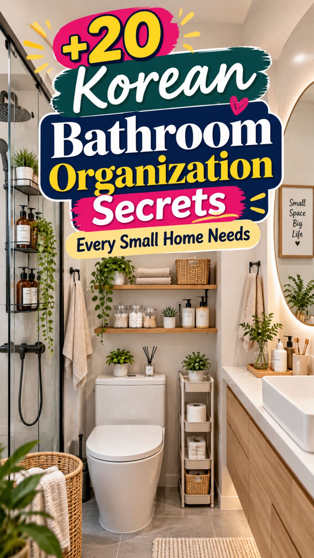 1. 20 Korean Bathroom Organization Secrets Every Small Home Needs
