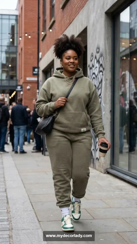 10. Casual Hoodie and Jogger Matching Set