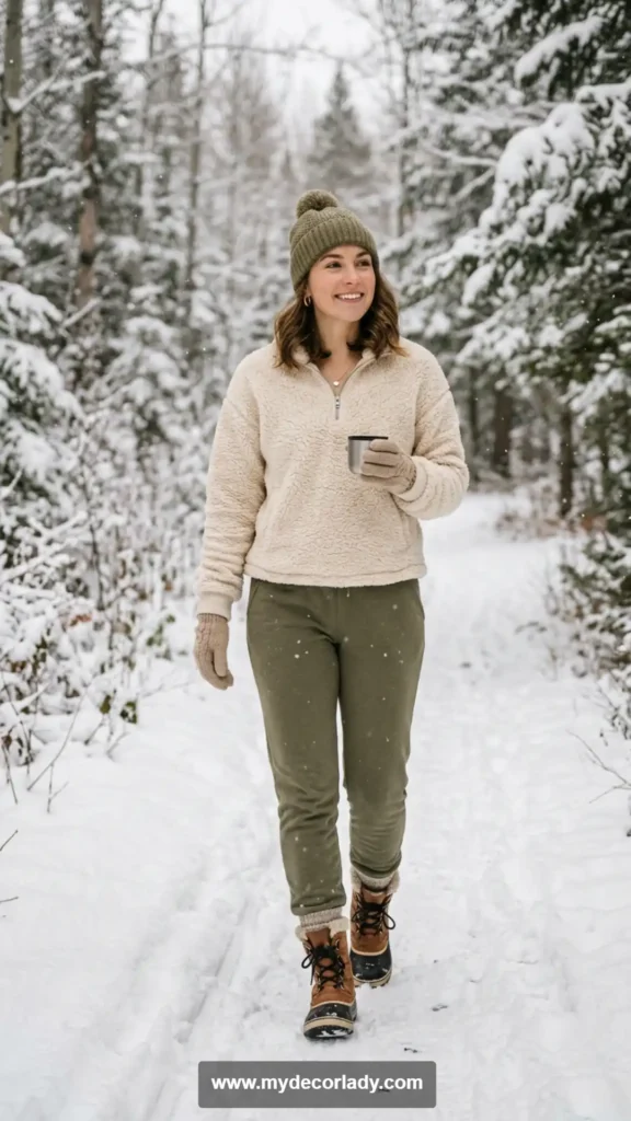 11. Sherpa Pullover and Jogger Set