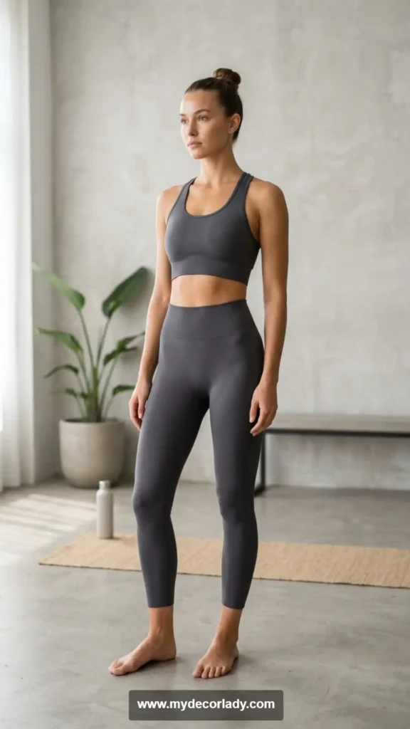 12. Minimal Activewear Matching Set