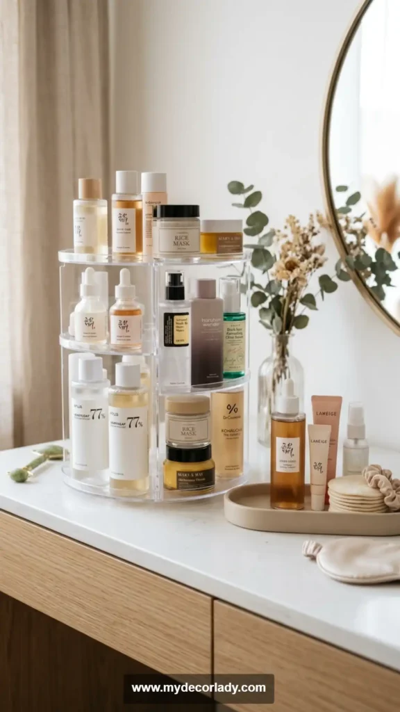 14. Create a Dedicated Skincare Station