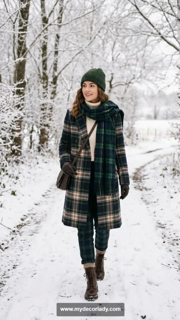 15. Plaid Matching Set