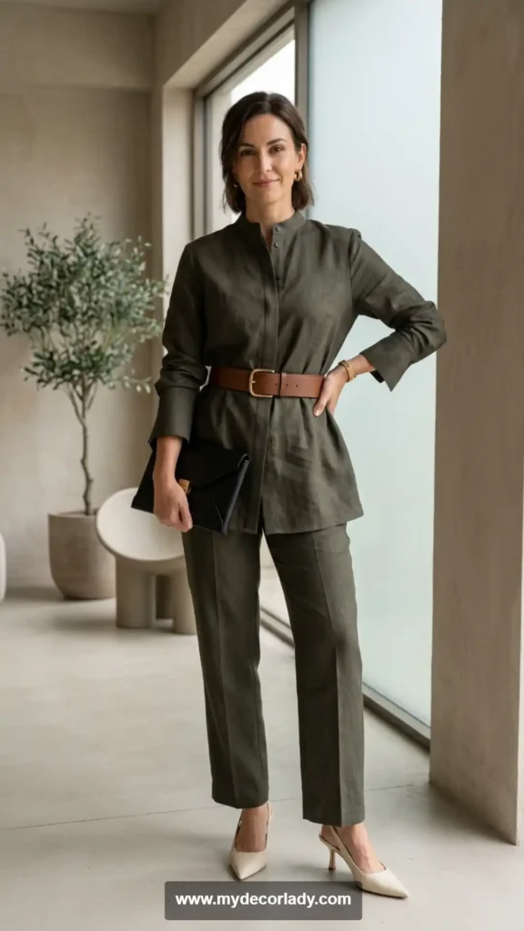 16. Belted Matching Sets