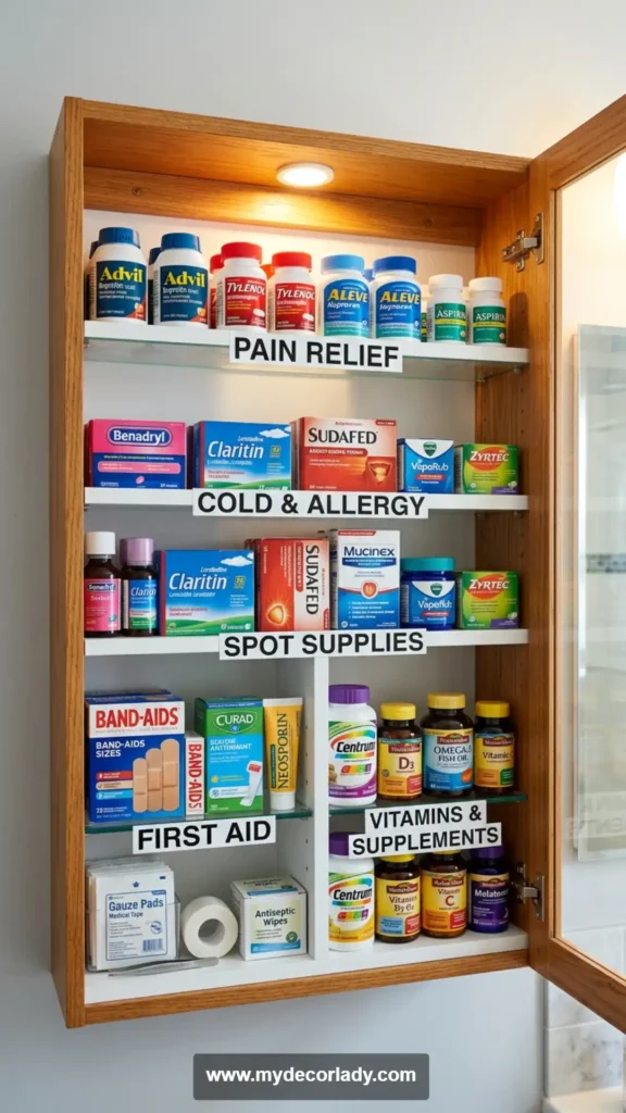 17. Medicine Cabinet Labels for Easy Access