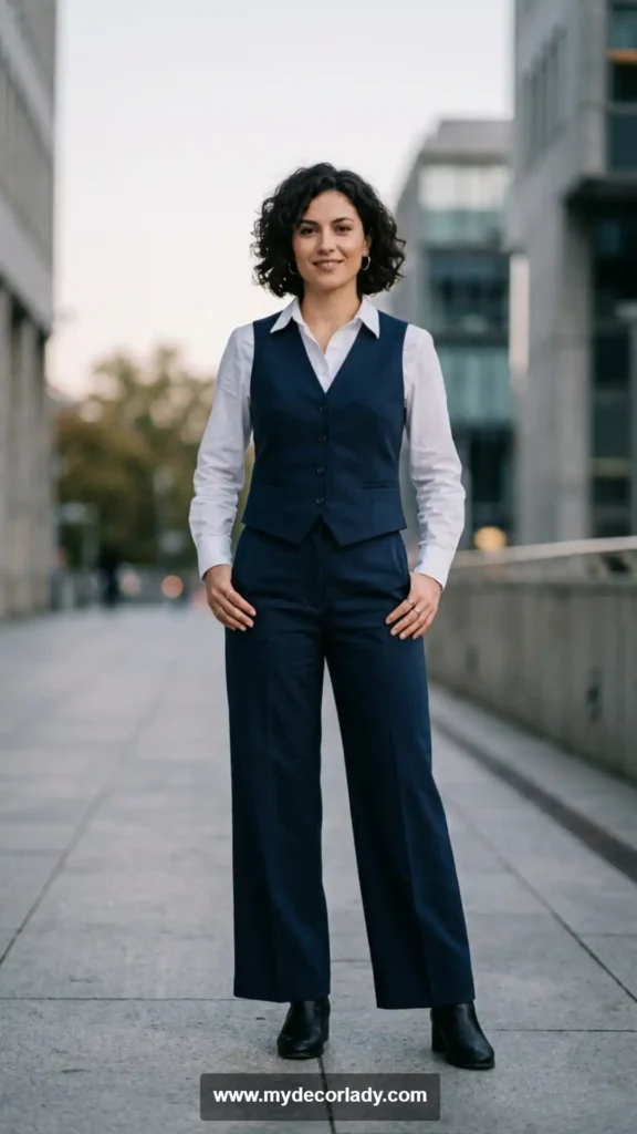 18. Vest and Trouser Matching Set