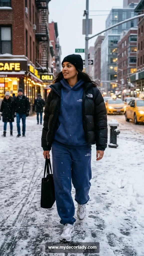 2. Oversized Hoodie and Jogger Matching Set