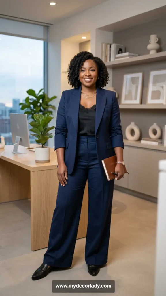 2. Tailored Blazer and Trouser Matching Set