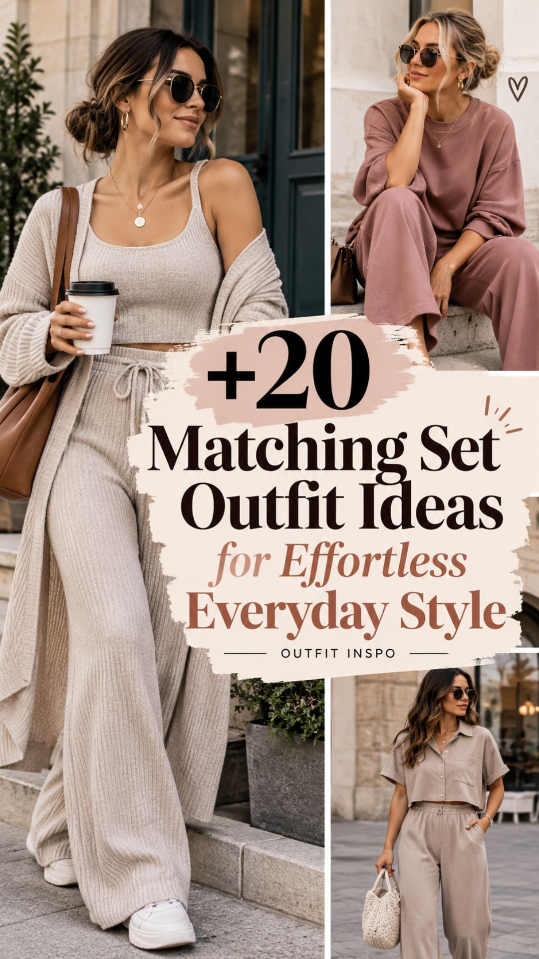 20 Matching Set Outfit Ideas for Effortless Everyday Style