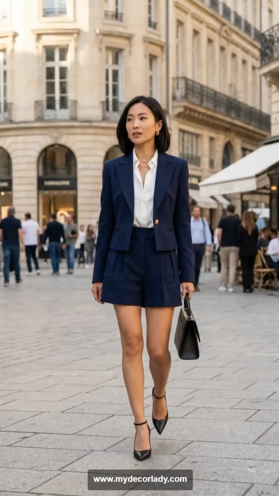 20. Tailored Short Suit Matching Sets