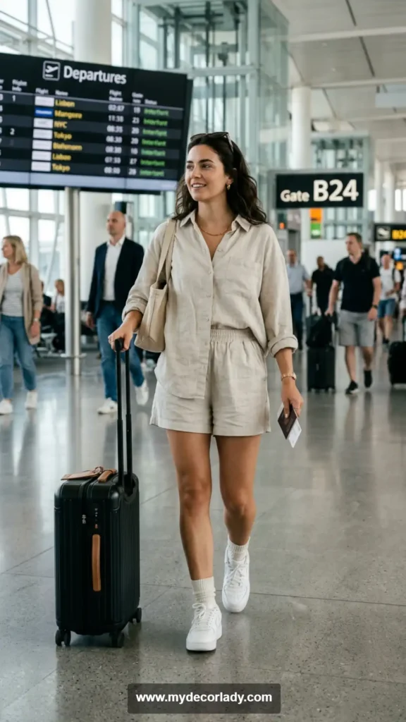3. Oversized Shirt and Shorts Matching Set