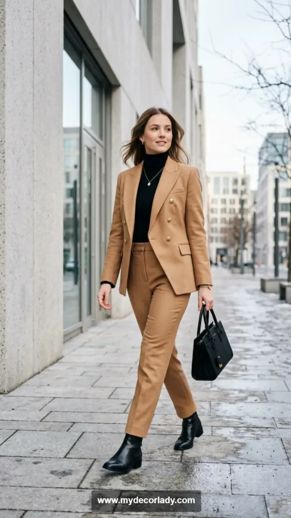 3. Wool Blazer and Trouser Matching Set