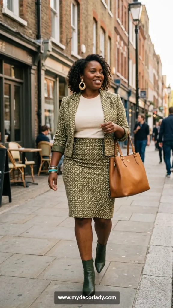 5. Cropped Jacket and High-Waisted Bottom Set