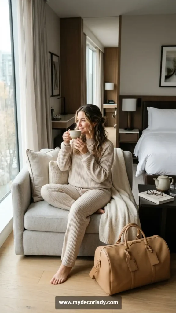 5. Ribbed Knit Lounge Matching Set