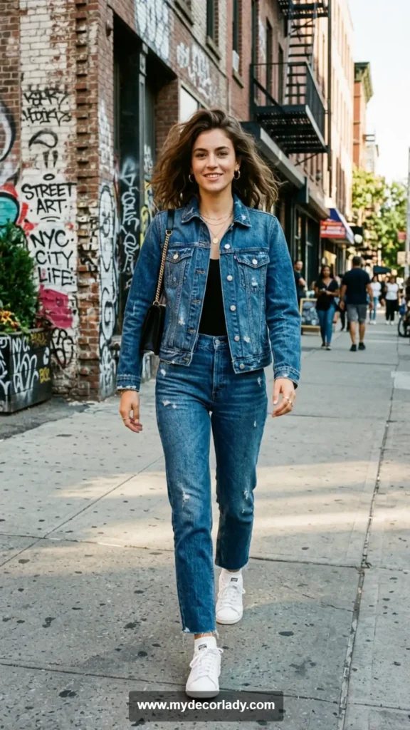 6. Denim Matching Set for Street Style Appeal