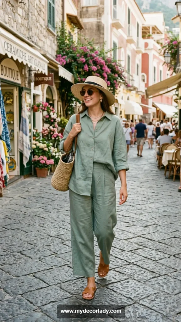 7. Oversized Shirt and Relaxed Pants Co-ord Set