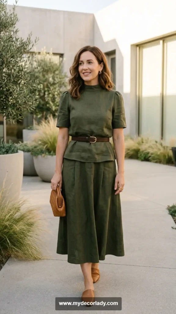 8. Style a Matching Set With a Waist Belt