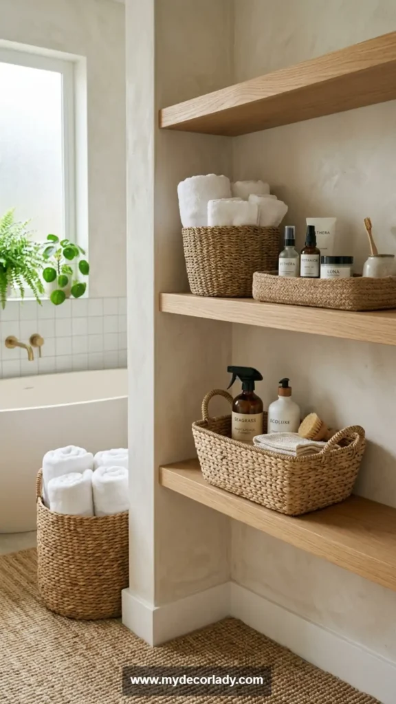 8. Use Baskets to Create Visual Order