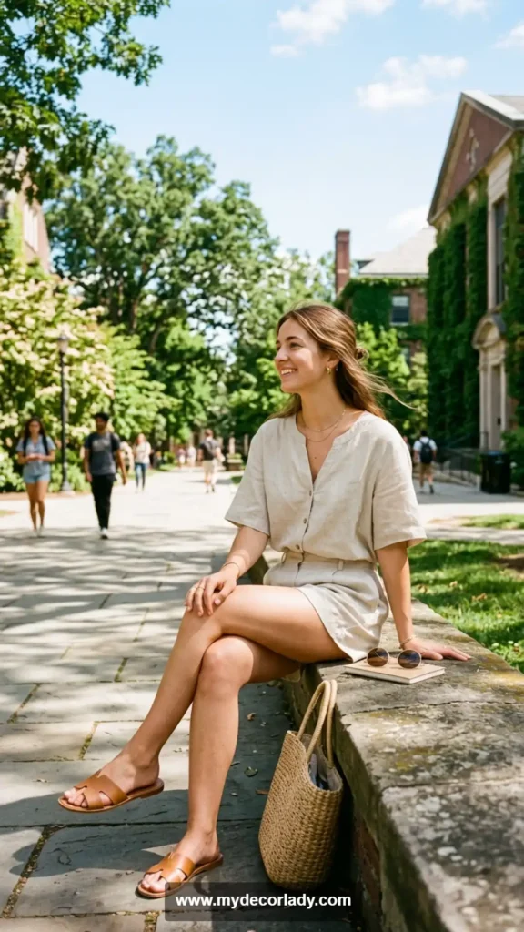 9. Linen Matching Set for a Minimal Summer Outfit