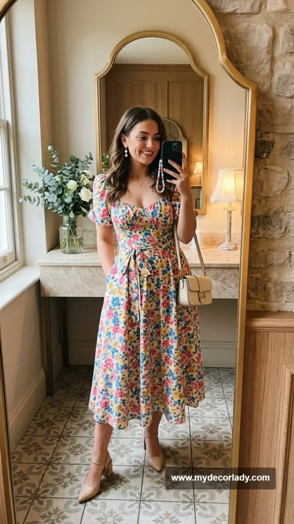 18. Vintage-Inspired Tea Dress