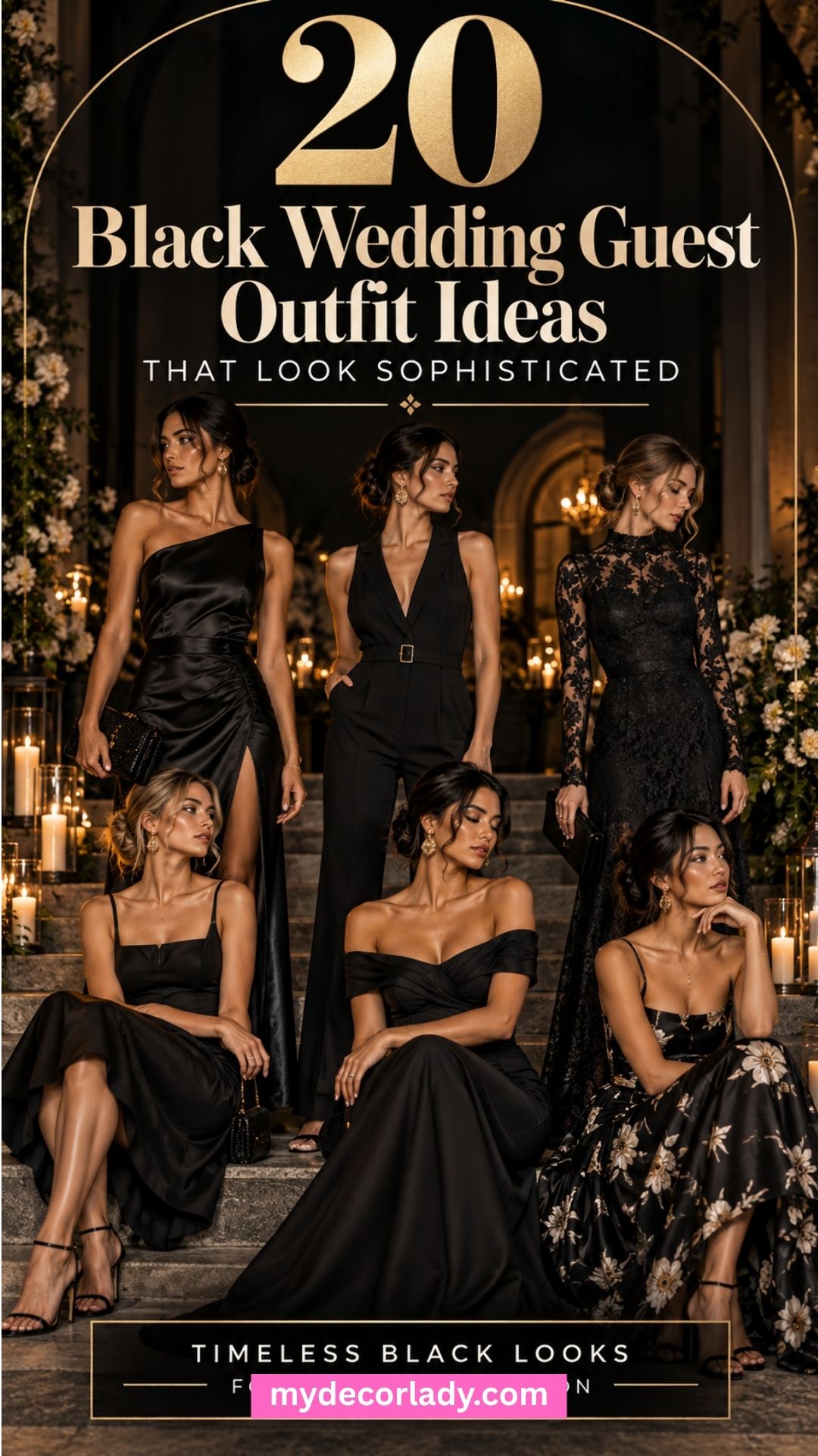 20 Black Wedding Guest Outfit Ideas That Look Sophisticated