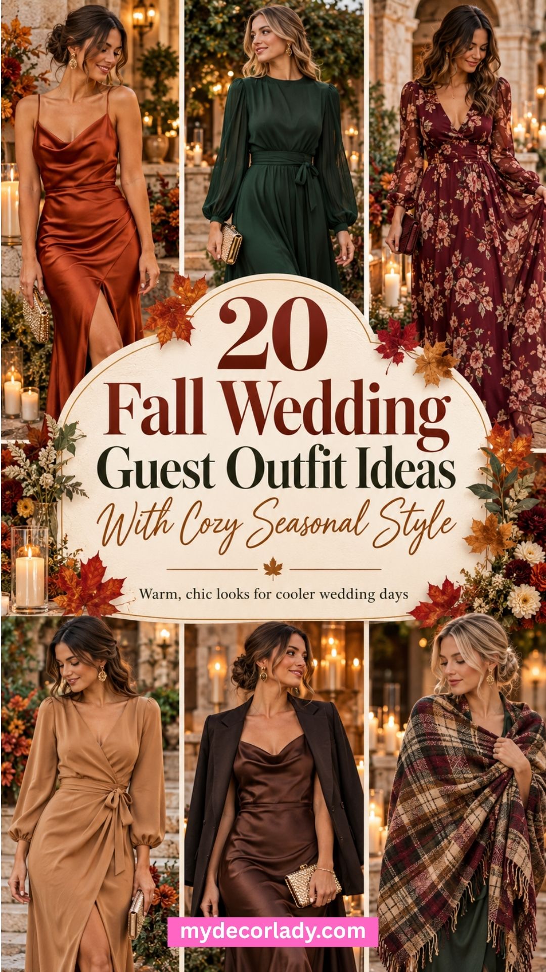 20 Fall Wedding Guest Outfit Ideas With Cozy Seasonal Style