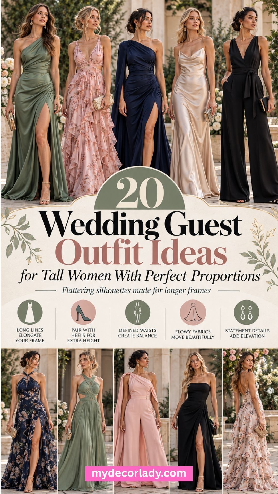 20 Wedding Guest Outfit Ideas for Tall Women With Perfect Proportions