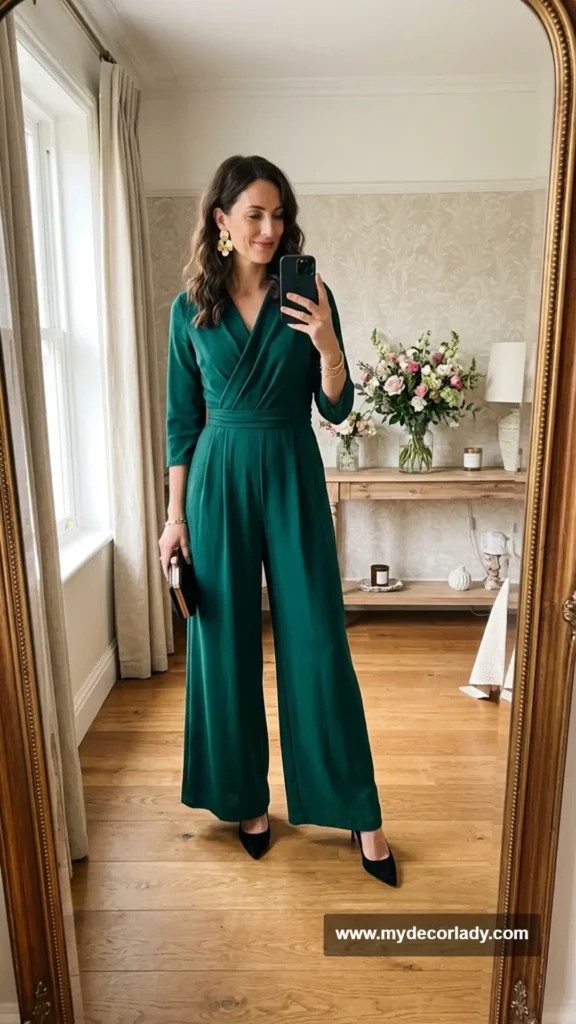 3. Wide-Leg Jumpsuit With a Cinched Waist