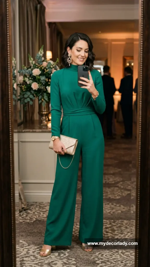 4. Elegant Wide-Leg Jumpsuit